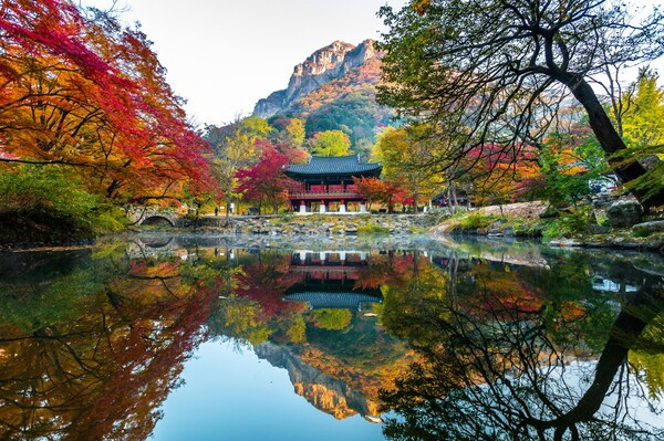 장성 백양사 쌍계루.